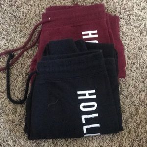 Bundle of hollister sweat pants